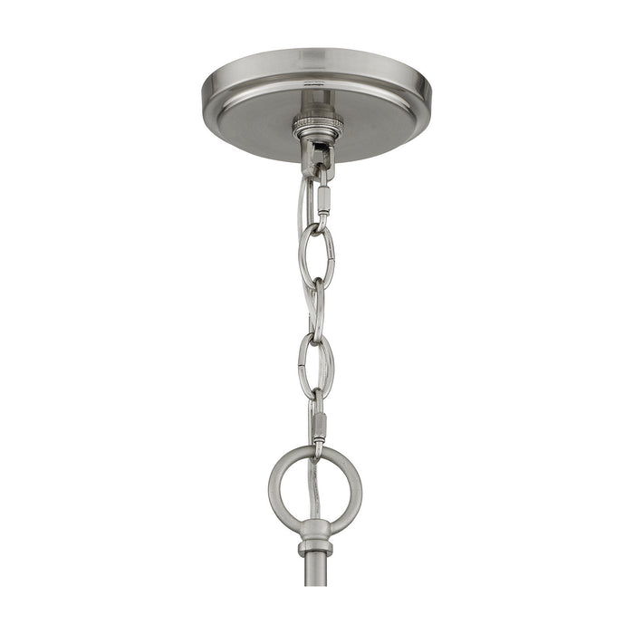 Quoizel ACA5024BN Five Light Chandelier, Brushed Nickel
