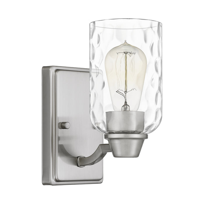 Quoizel ACA8604BN One Light Wall Sconce, Brushed Nickel