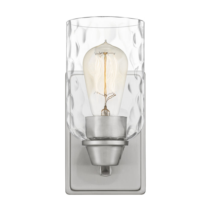 Quoizel ACA8604BN One Light Wall Sconce, Brushed Nickel
