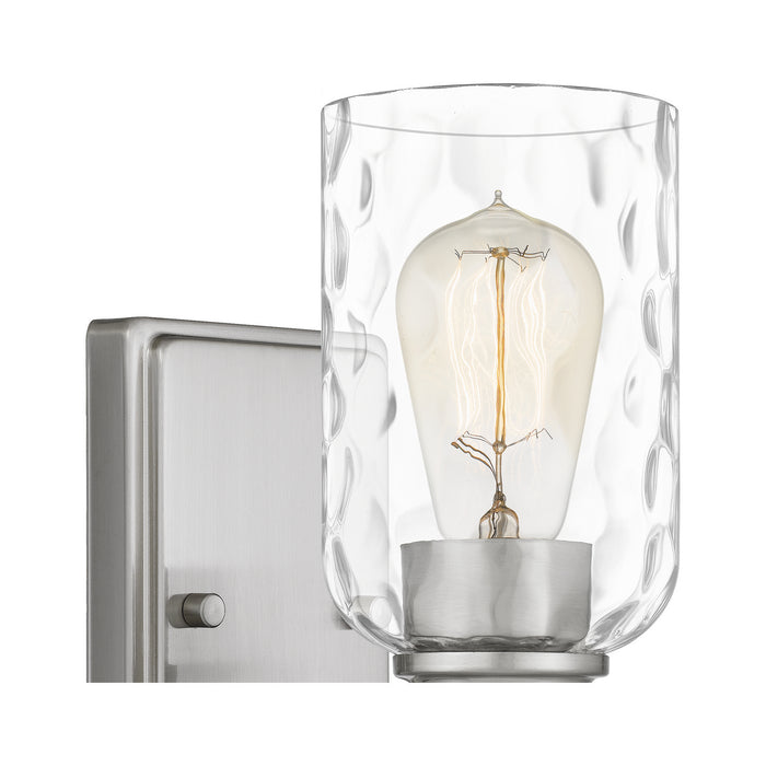 Quoizel ACA8604BN One Light Wall Sconce, Brushed Nickel