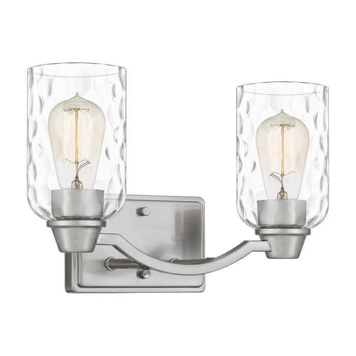 Quoizel ACA8613BN Two Light Bath, Brushed Nickel