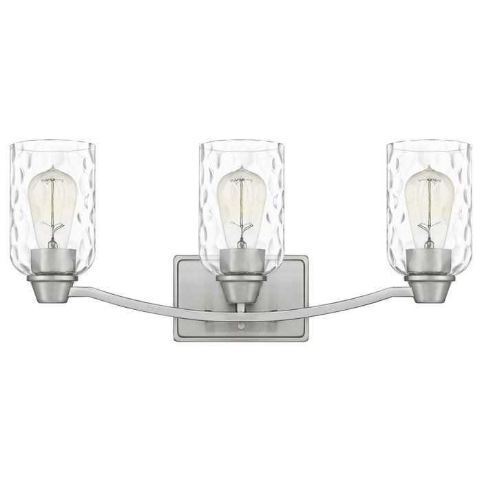 Quoizel ACA8623BN Three Light Bath, Brushed Nickel