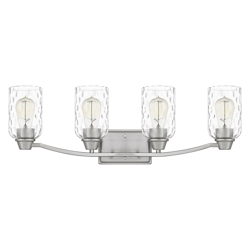 Quoizel ACA8627BN Four Light Bath, Brushed Nickel