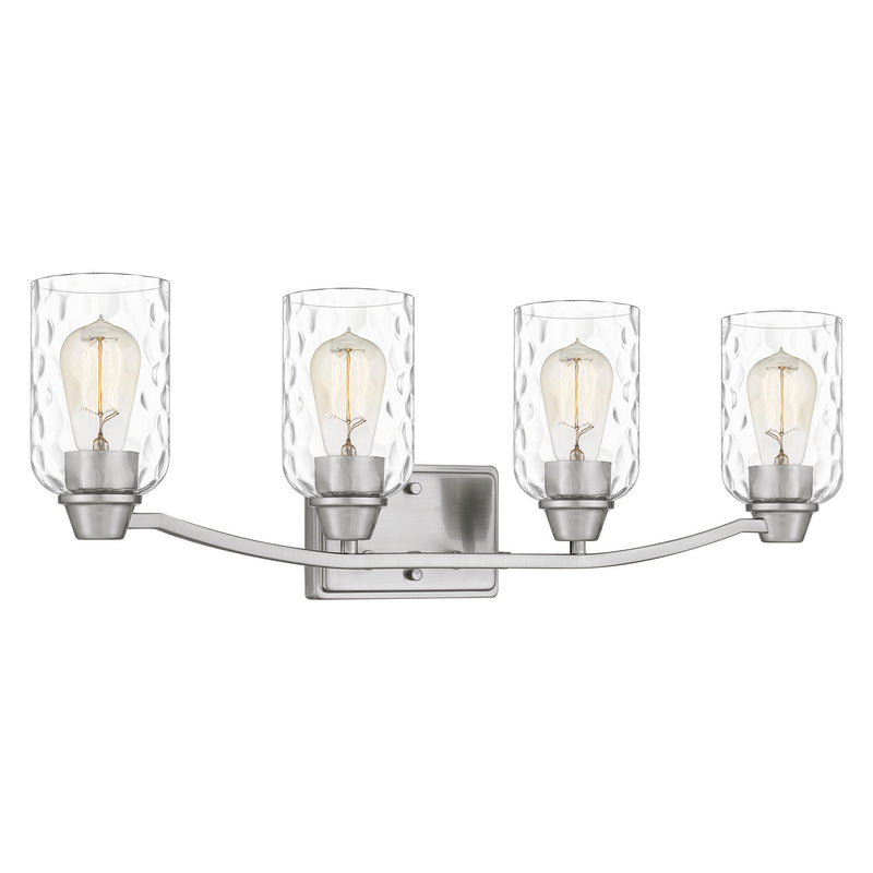 Quoizel ACA8627BN Four Light Bath, Brushed Nickel