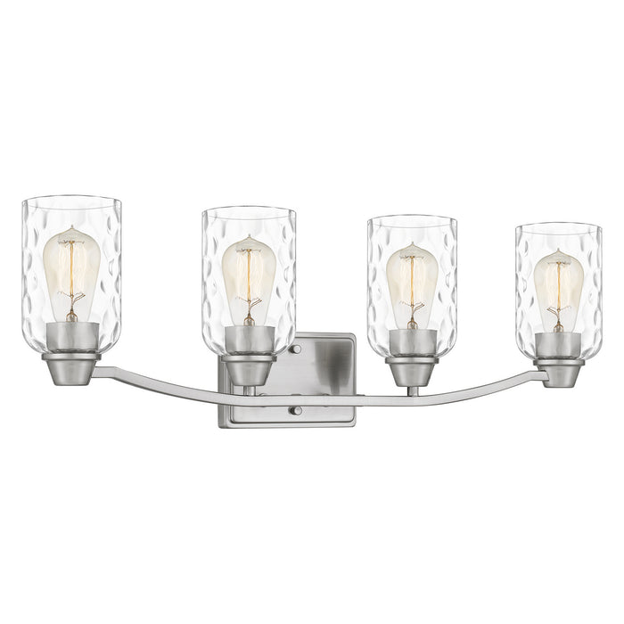 Quoizel ACA8627BN Four Light Bath, Brushed Nickel