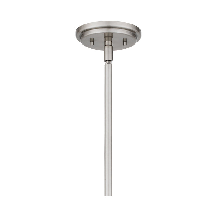 Quoizel ARI5034AP Nine Light Chandelier, Antique Polished Nickel