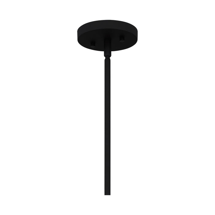 Quoizel COX336MBK Three Light Linear Chandelier, Matte Black