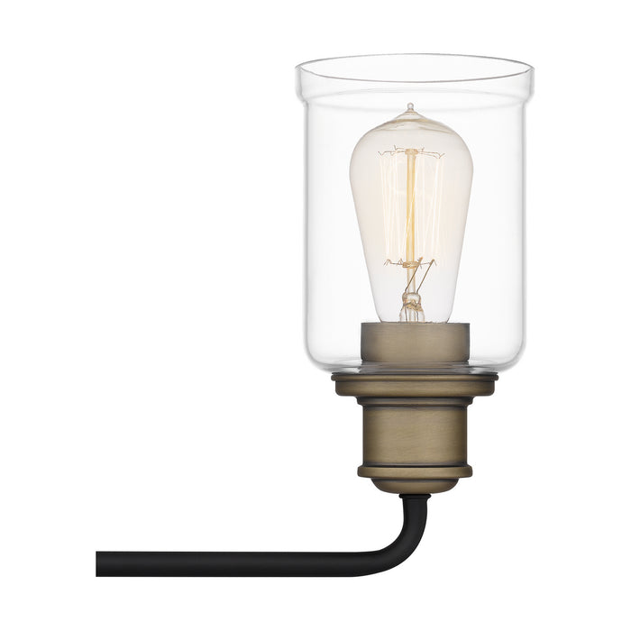Quoizel COX8629MBK Four Light Bath, Matte Black