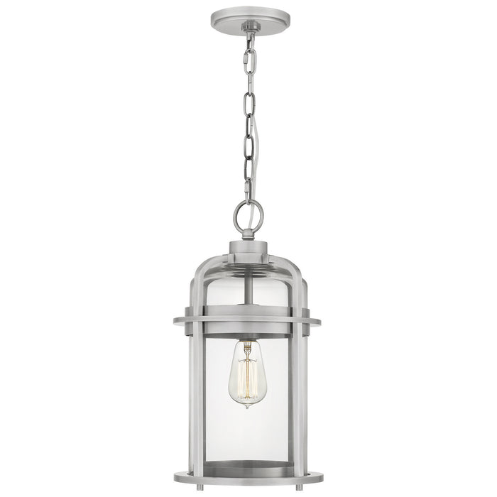 Quoizel CRN1509IA One Light Mini Pendant, Industrial Aluminum