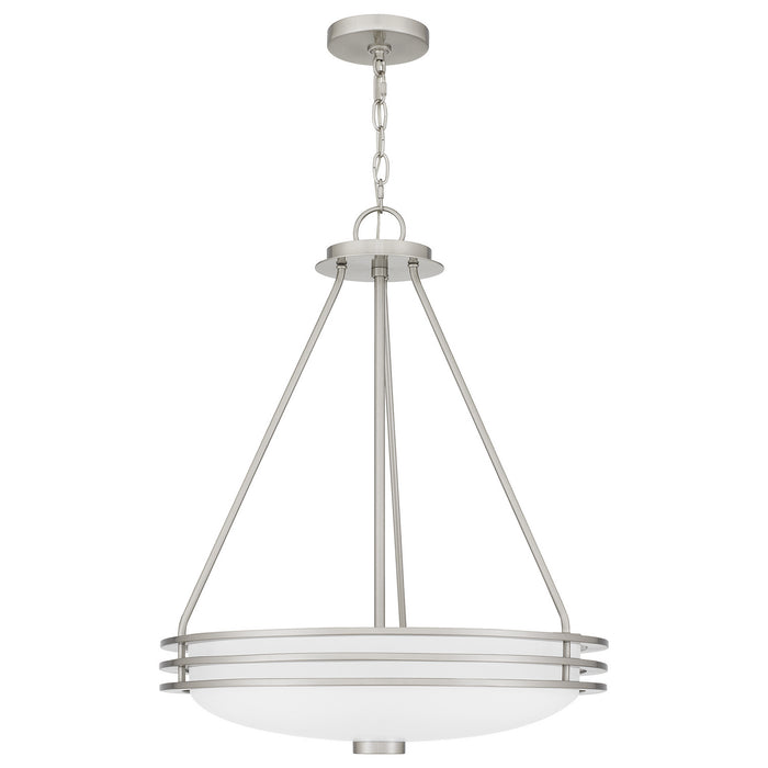 Quoizel EML2820BN Four Light Pendant, Brushed Nickel