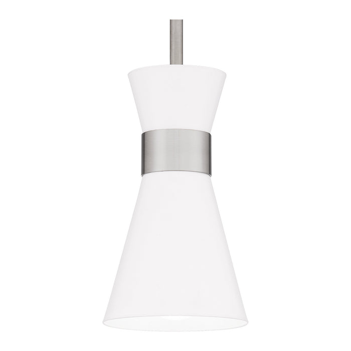 Quoizel FMT1505BN One Light Mini Pendant, Brushed Nickel