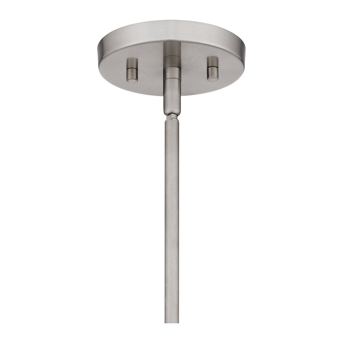 Quoizel FMT1505BN One Light Mini Pendant, Brushed Nickel
