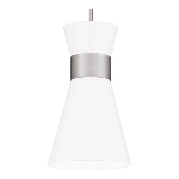 Quoizel FMT1512BN One Light Mini Pendant, Brushed Nickel