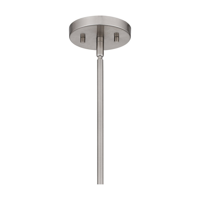 Quoizel FMT1512BN One Light Mini Pendant, Brushed Nickel