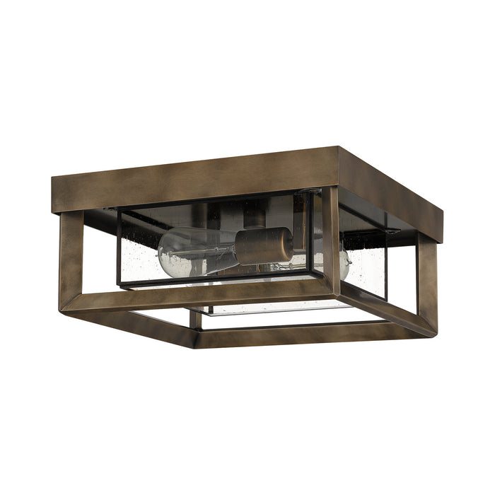 Quoizel INF1613SU Two Light Flush Mount, Statuary Bronze