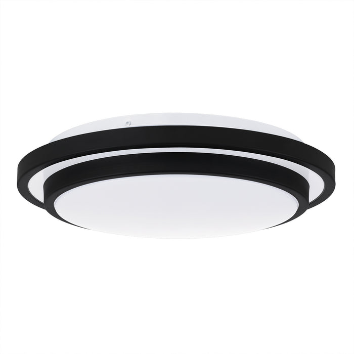 Quoizel IVG1614MBK LED Flush Mount, Matte Black