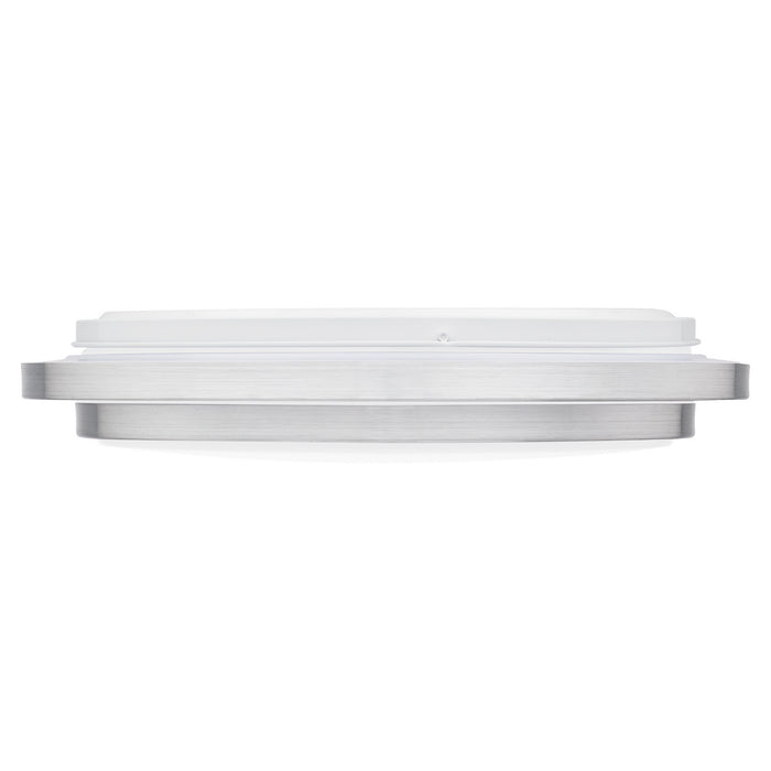 Quoizel IVG1616BRA LED Flush Mount, Brushed Aluminum