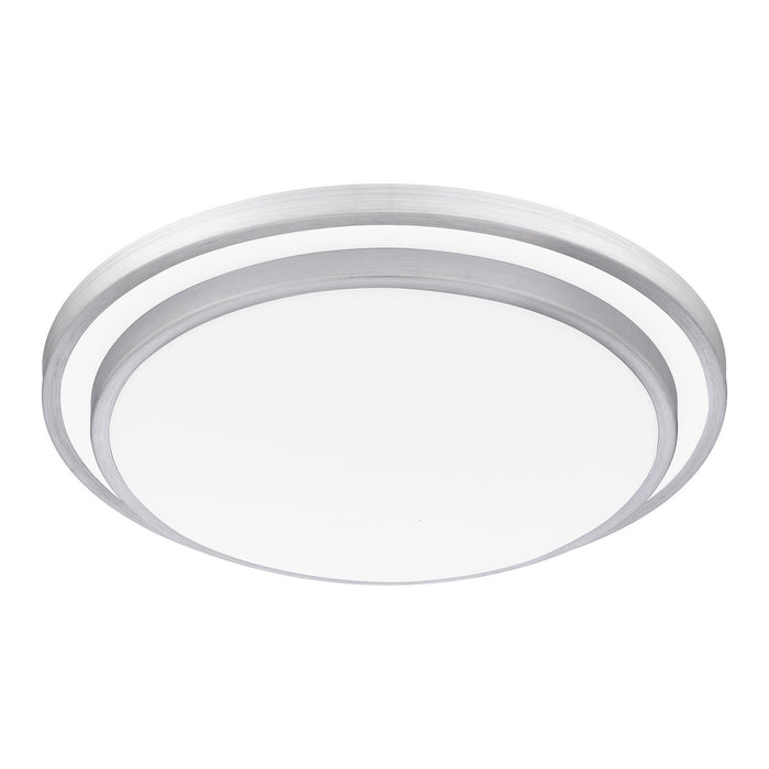 Quoizel IVG1616BRA LED Flush Mount, Brushed Aluminum