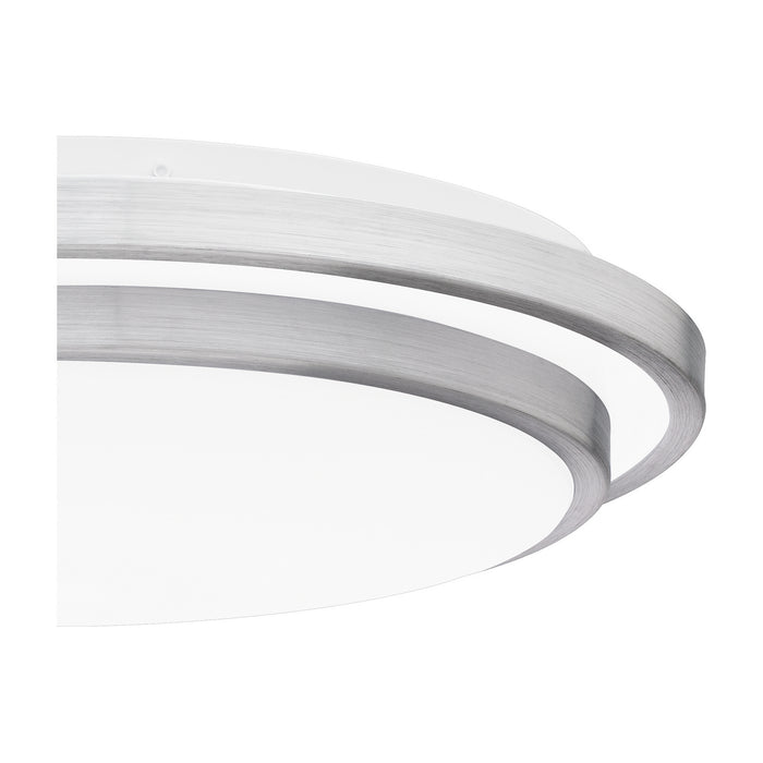 Quoizel IVG1616BRA LED Flush Mount, Brushed Aluminum