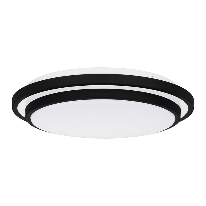 Quoizel IVG1616MBK LED Flush Mount, Matte Black
