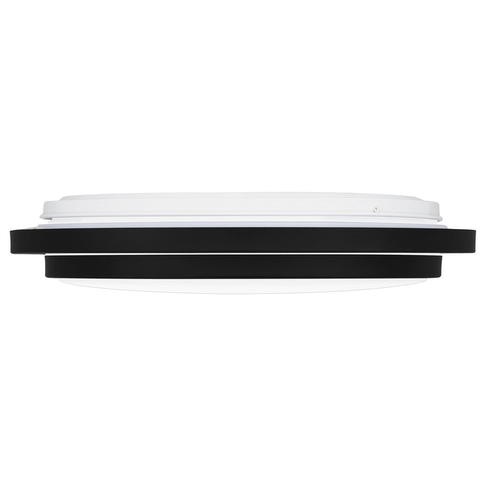 Quoizel IVG1616MBK LED Flush Mount, Matte Black