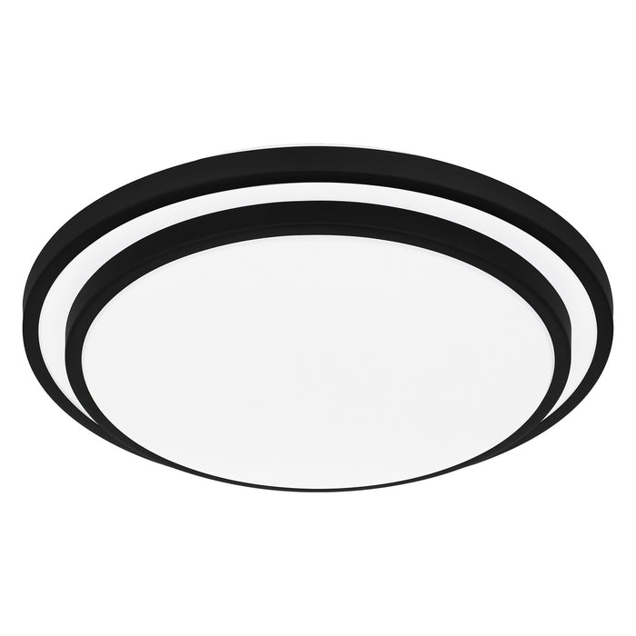 Quoizel IVG1616MBK LED Flush Mount, Matte Black