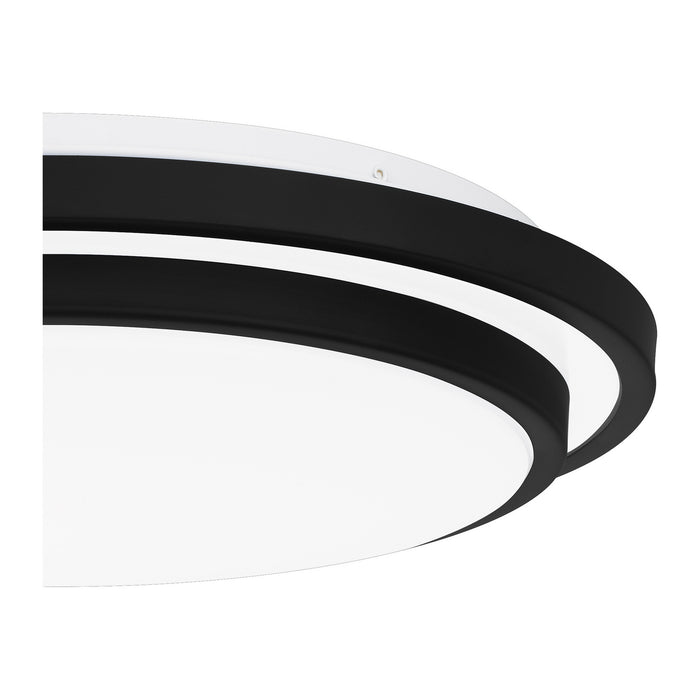 Quoizel IVG1616MBK LED Flush Mount, Matte Black