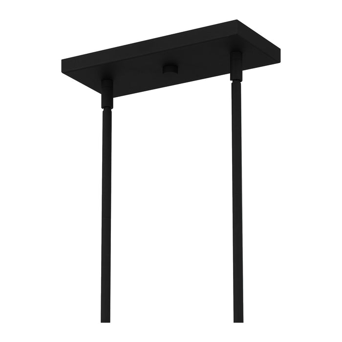 Quoizel KGB142EK Five Light Linear Chandelier, Earth Black