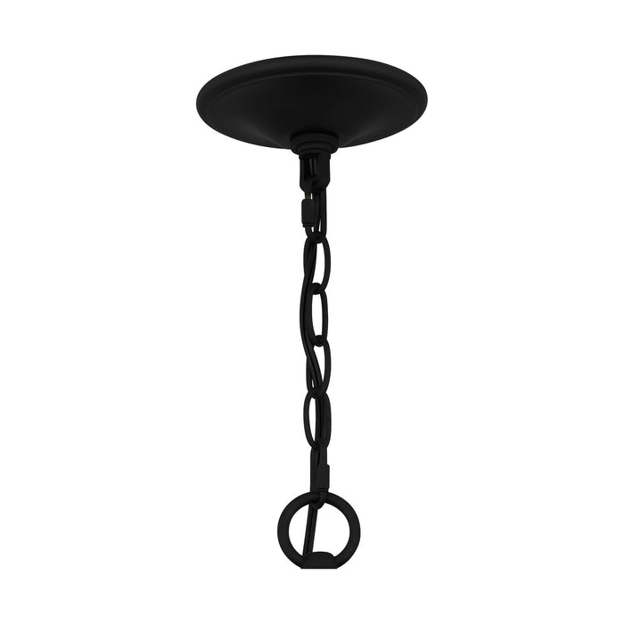 Quoizel KGB5029EK Six Light Chandelier, Earth Black