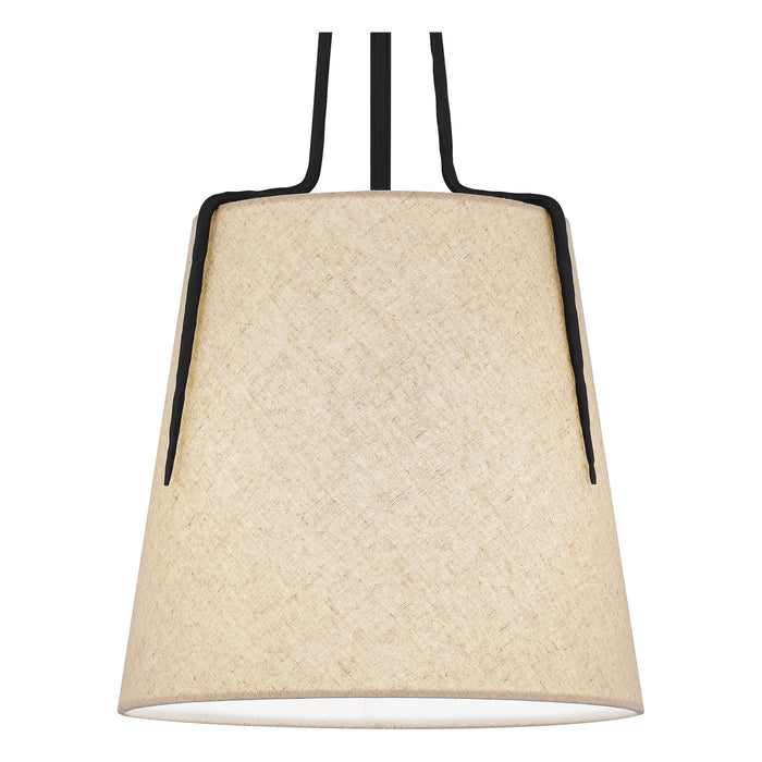 Quoizel LOA1512MBK One Light Mini Pendant, Matte Black
