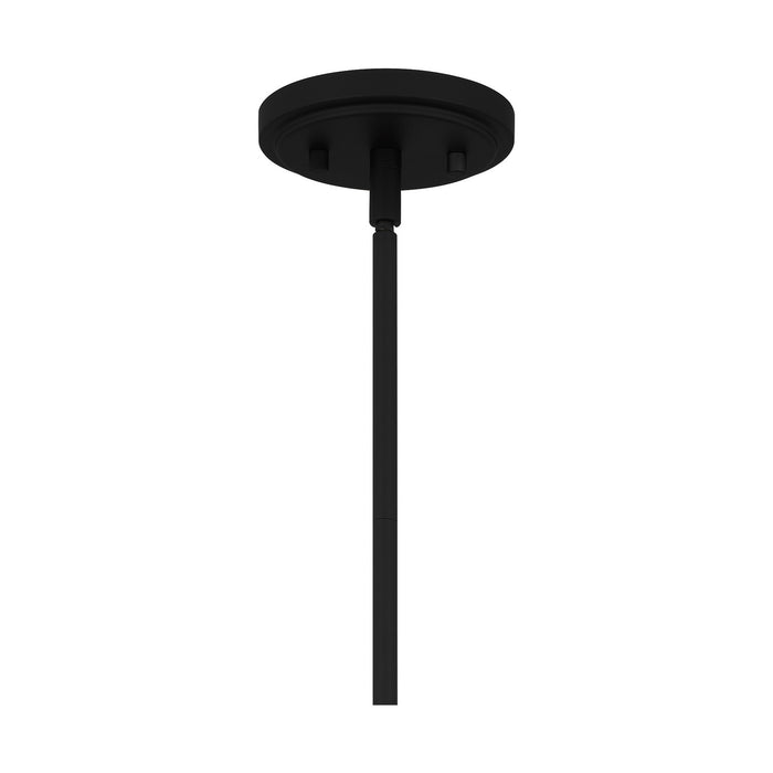 Quoizel LOA1512MBK One Light Mini Pendant, Matte Black