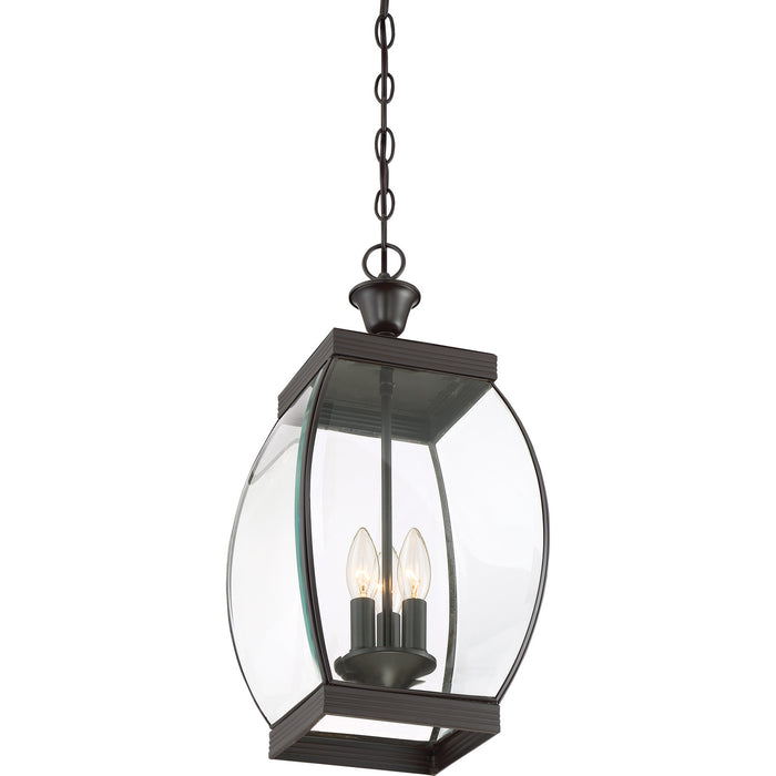 Quoizel OAS1509Z Three Light Pendant, Medici Bronze