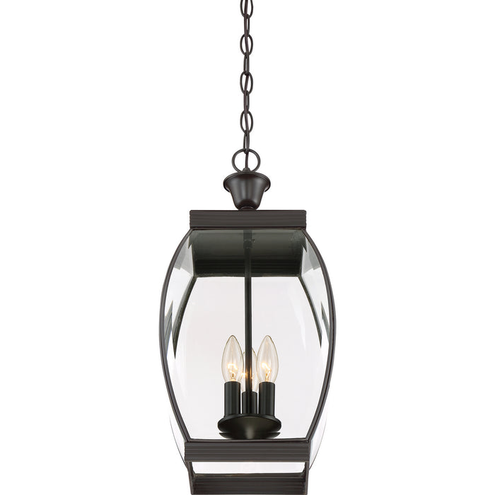 Quoizel OAS1509Z Three Light Pendant, Medici Bronze