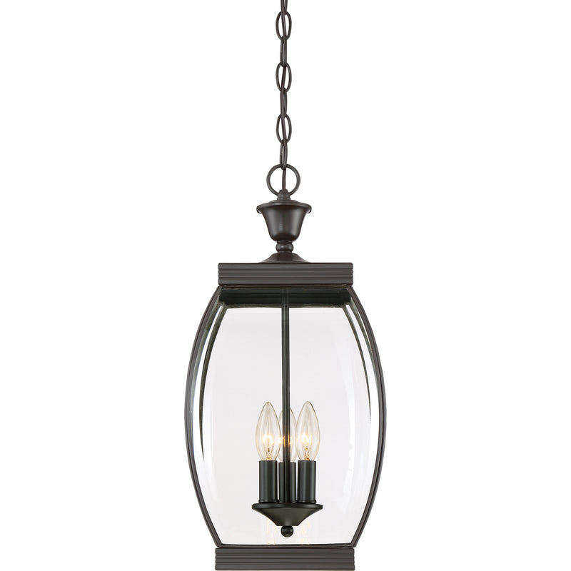 Quoizel OAS1509Z Three Light Pendant, Medici Bronze