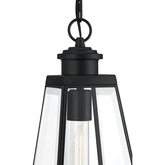 Quoizel PAX1507MBK One Light Mini Pendant, Matte Black