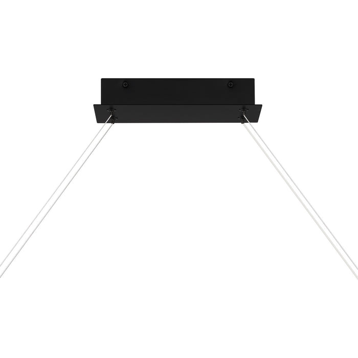Quoizel PCBLR138MBK LED Linear Chandelier, Matte Black