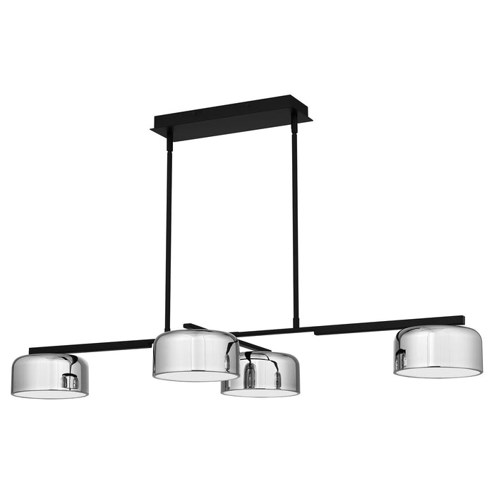 Quoizel PCGAB449MBK LED Linear Chandelier, Matte Black