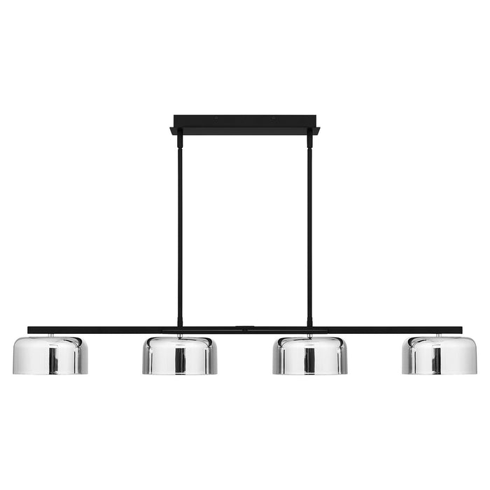 Quoizel PCGAB449MBK LED Linear Chandelier, Matte Black