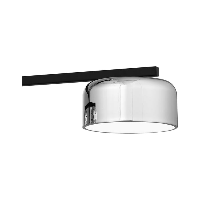 Quoizel PCGAB449MBK LED Linear Chandelier, Matte Black