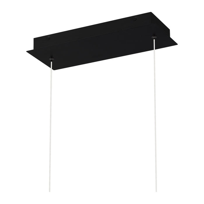 Quoizel PCNPT138MBK LED Linear Chandelier, Matte Black