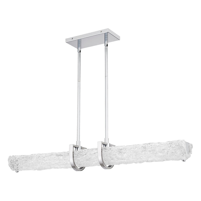 Quoizel PCPLL138C LED Linear Chandelier, Polished Chrome