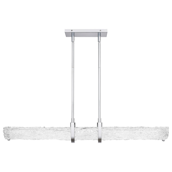Quoizel PCPLL138C LED Linear Chandelier, Polished Chrome