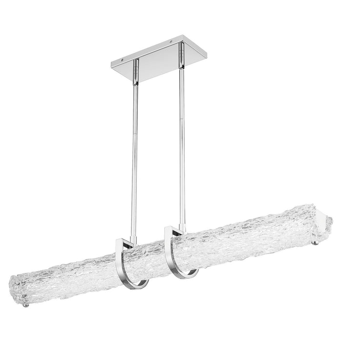 Quoizel PCPLL138C LED Linear Chandelier, Polished Chrome