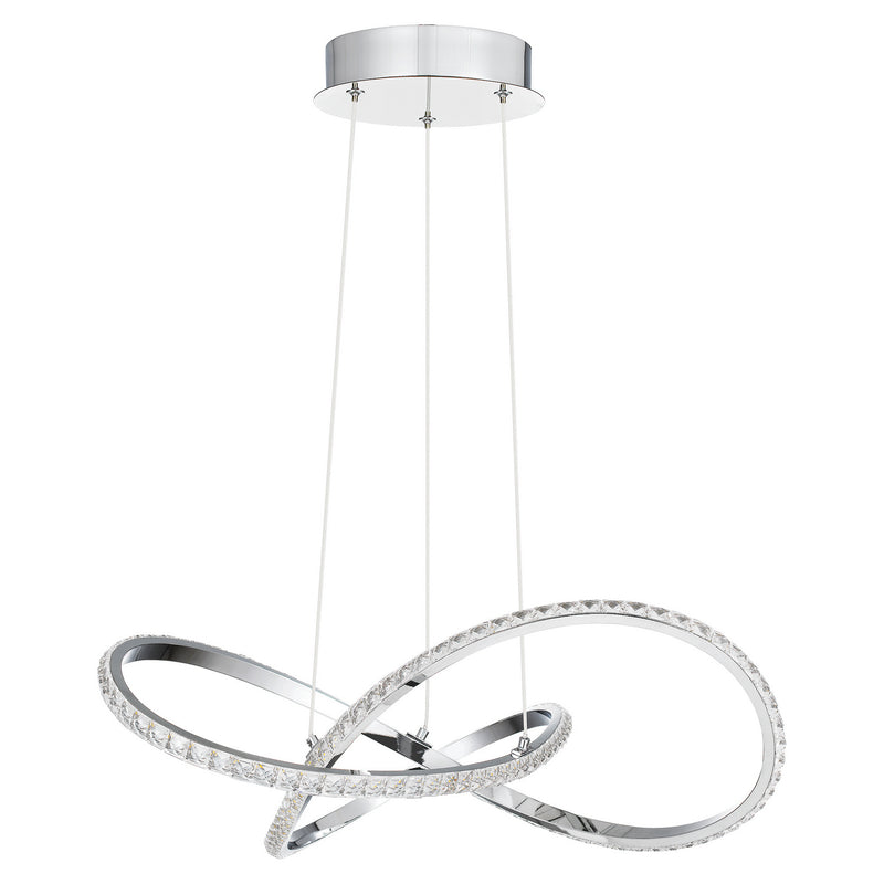 Quoizel PCRUM2818C LED Pendant, Polished Chrome