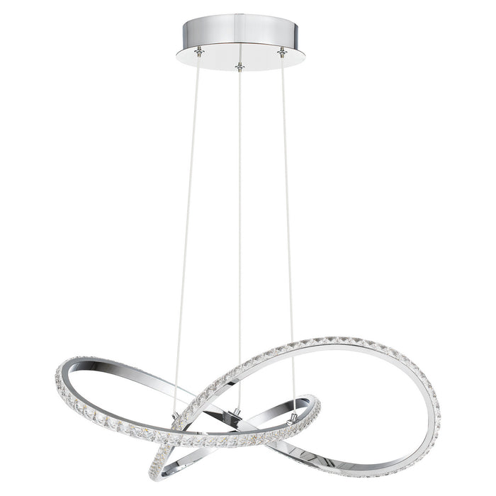 Quoizel PCRUM2818C LED Pendant, Polished Chrome