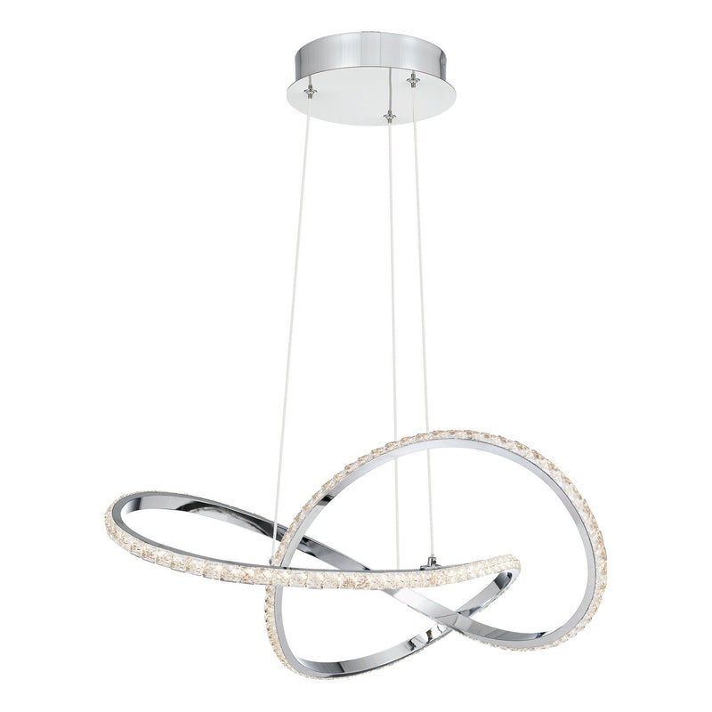 Quoizel PCRUM2818C LED Pendant, Polished Chrome