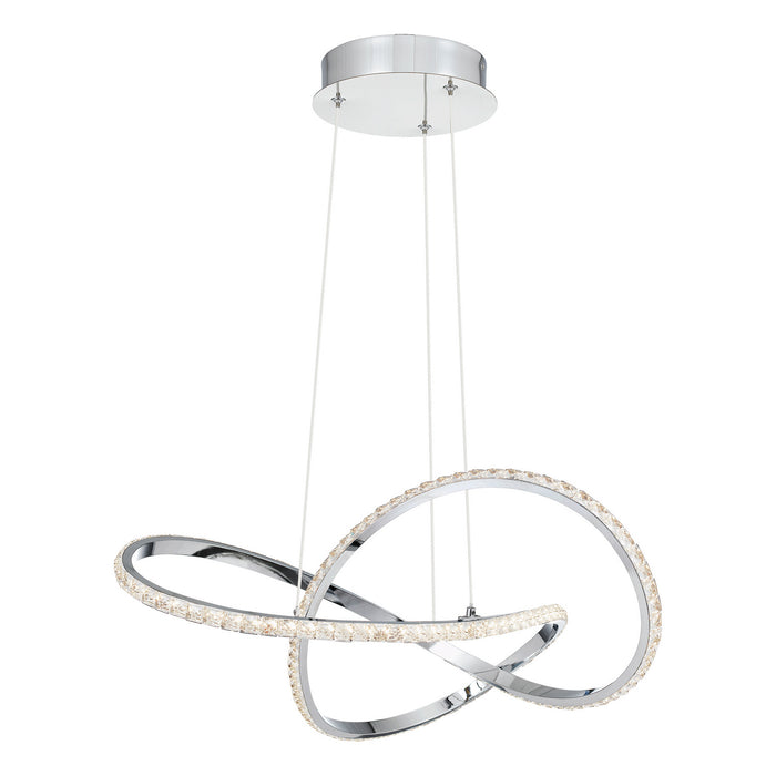 Quoizel PCRUM2818C LED Pendant, Polished Chrome