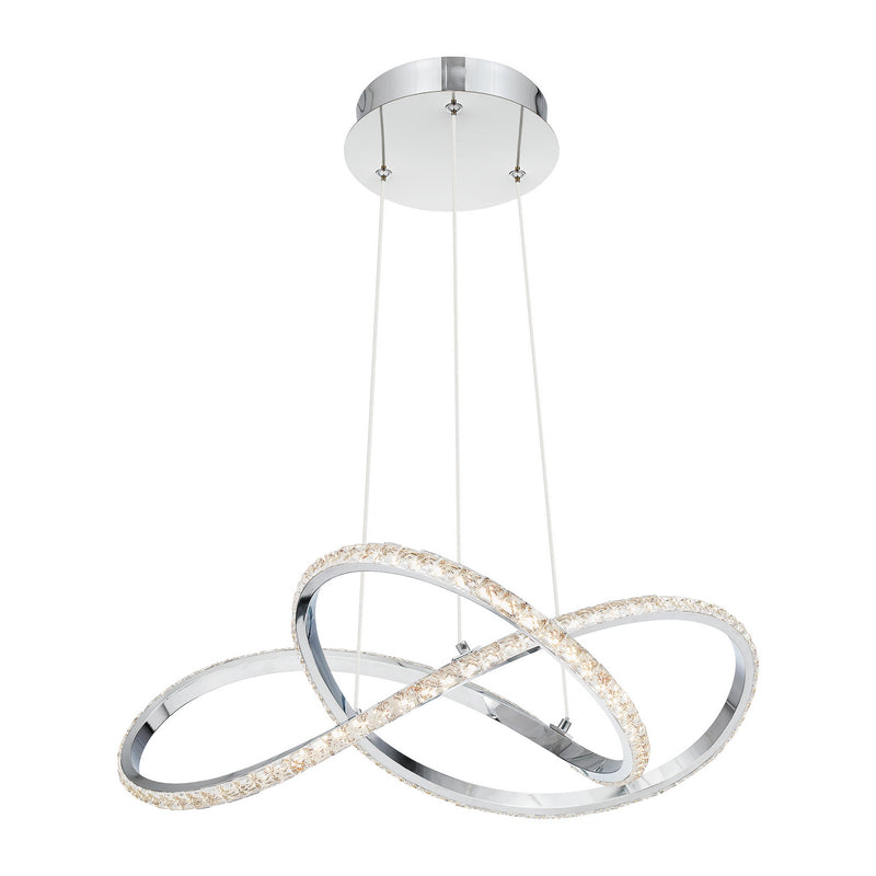 Quoizel PCRUM2818C LED Pendant, Polished Chrome