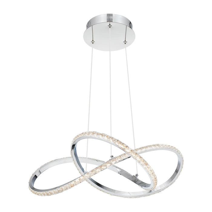 Quoizel PCRUM2818C LED Pendant, Polished Chrome
