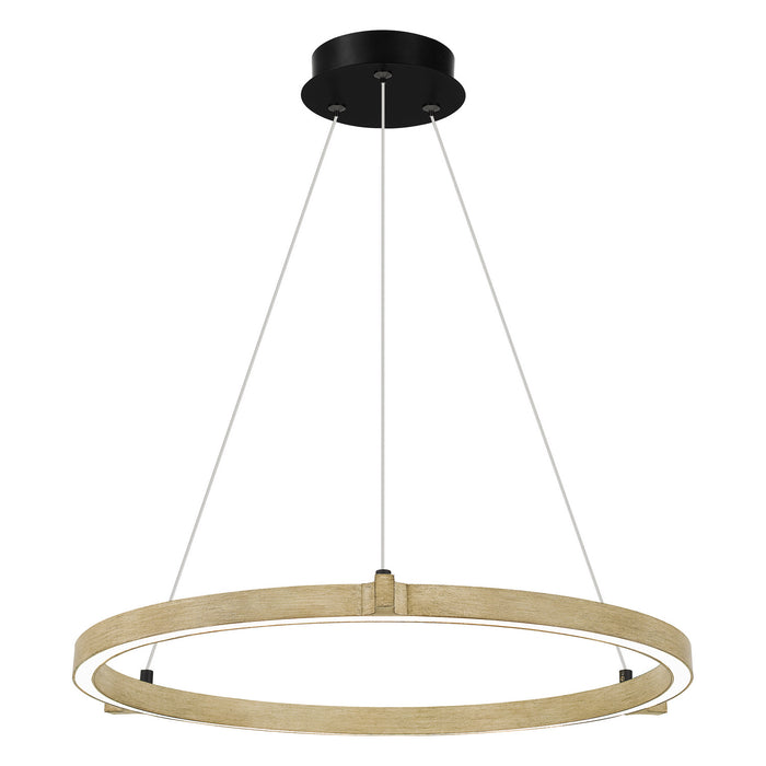 Quoizel PCSMA2827WA LED Pendant, Whitewashed Walnut